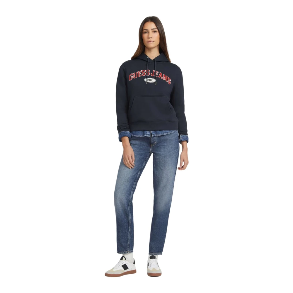 Guess Hoodie Blue Dames