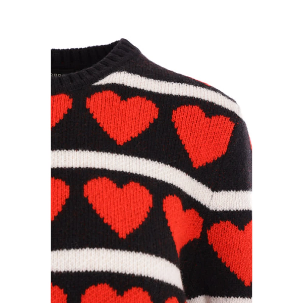 Meryll Rogge Trui met Hart Intarsia Red Dames