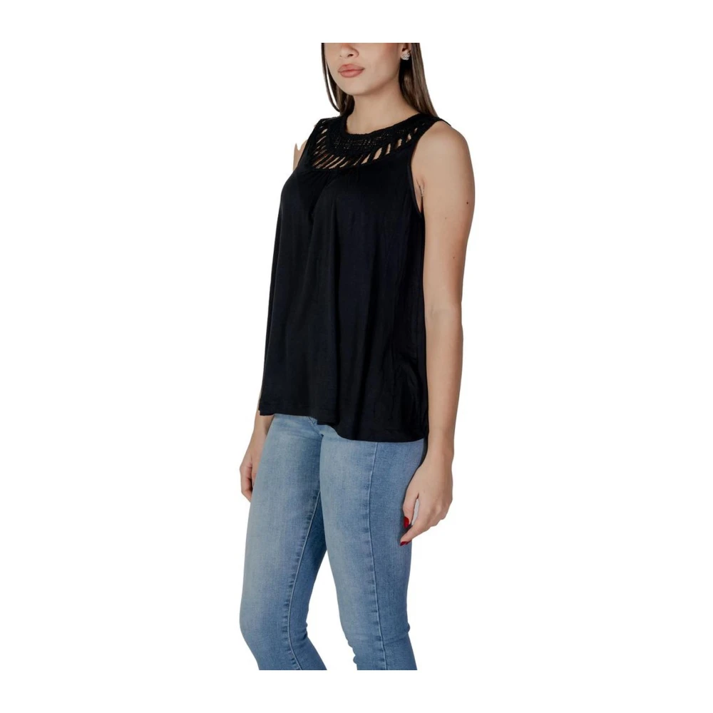 b.Young Viscose Tops & T-Shirts Collectie Black Dames