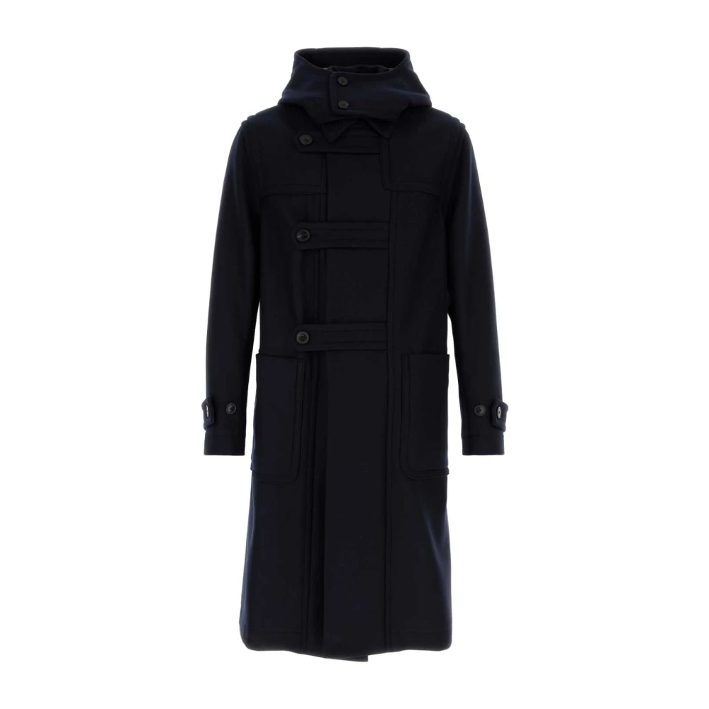 Dries Van Noten Midnight Blue Blend Ragnar Coat Blue, Herr