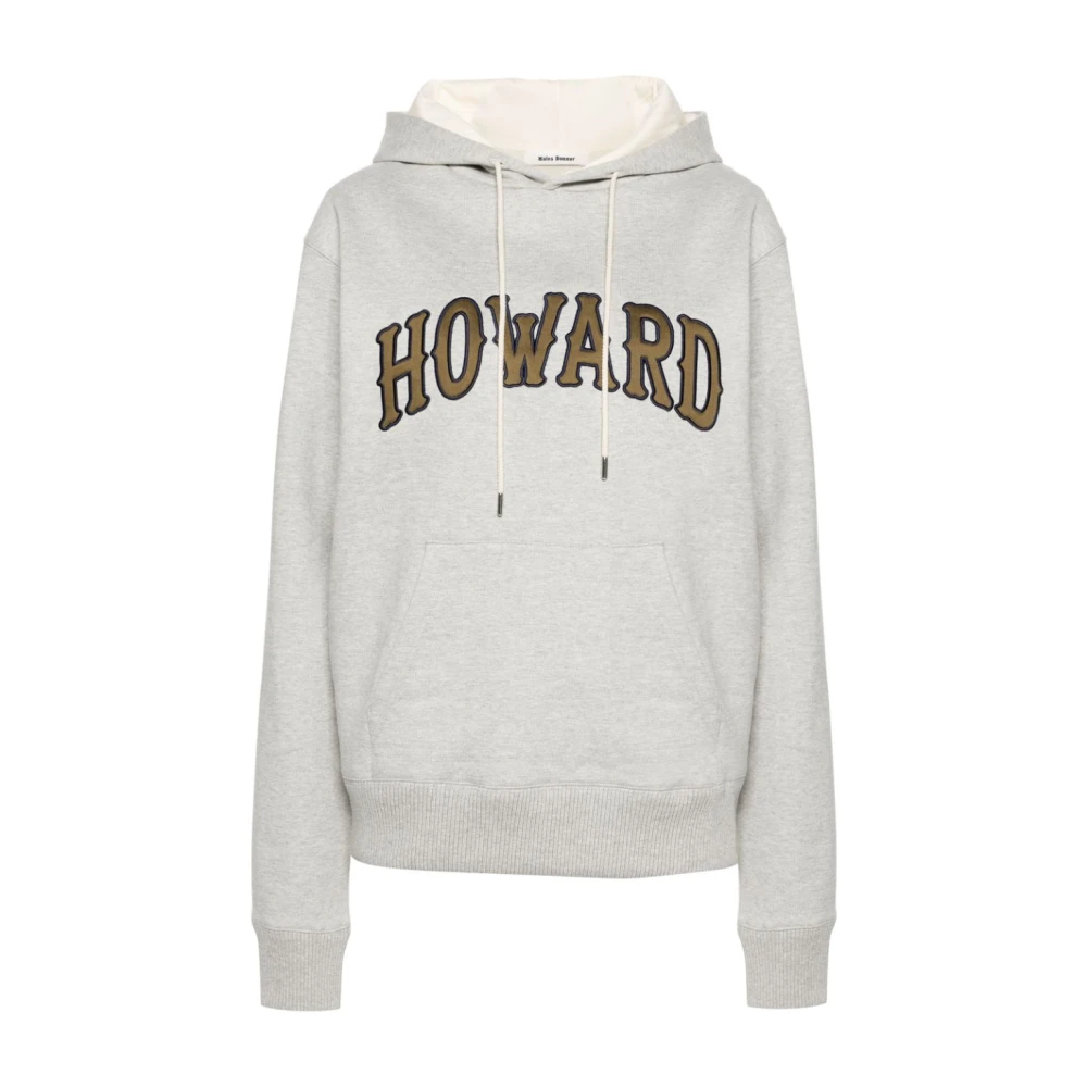 Wales Bonner Grijze Hoodie met Stijl Howard Gray Heren