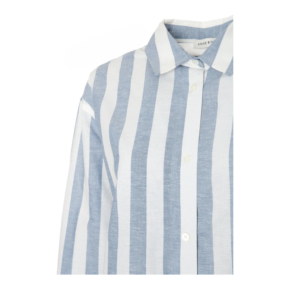 Anine Bing Oversized linnen overhemd White Dames