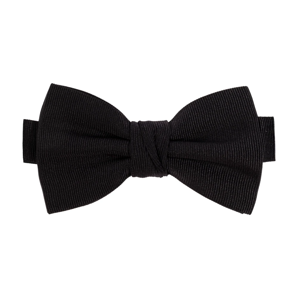 Lanvin Zijden vlinderdas Black Heren