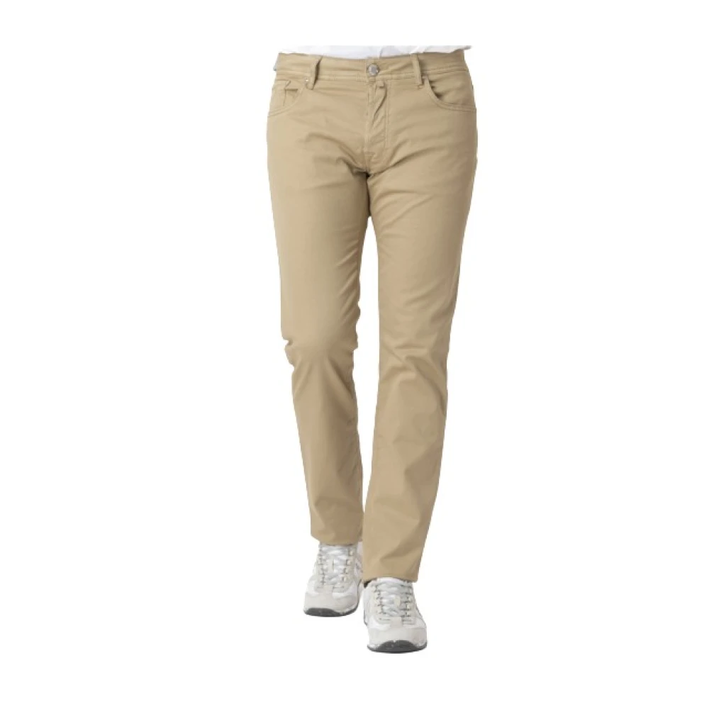 Jacob Cohën Mannelijk Beige Broeken Heren, W29, Katoen, Slim Comfortabele Katoenen Jeans