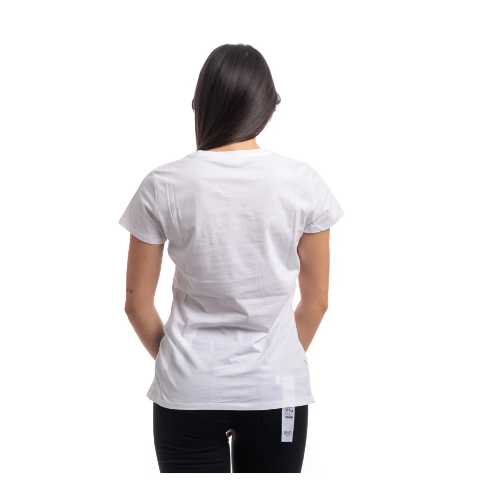 Liu Jo Bedrukt T-shirt White Dames