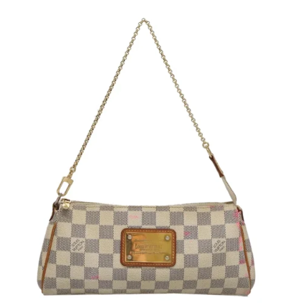 Louis Vuitton Vintage Pre-owned Canvas louis-vuitton-bags White Dames