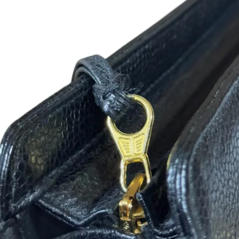 Chanel Vintage Pre-owned Leather chanel-bags Black Dames