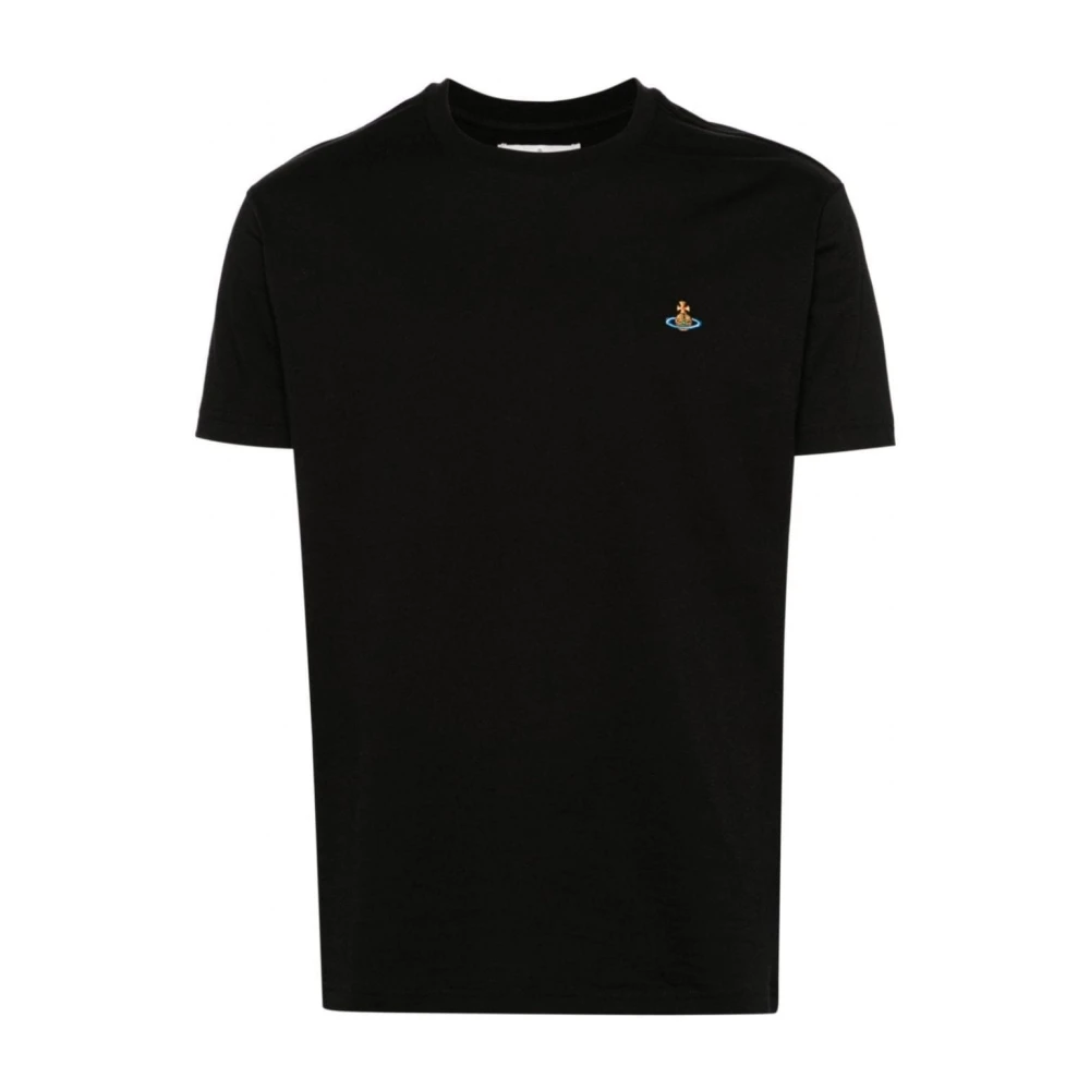 Vivienne Westwood Klassieke Orb Zwarte T-Shirt Black Heren