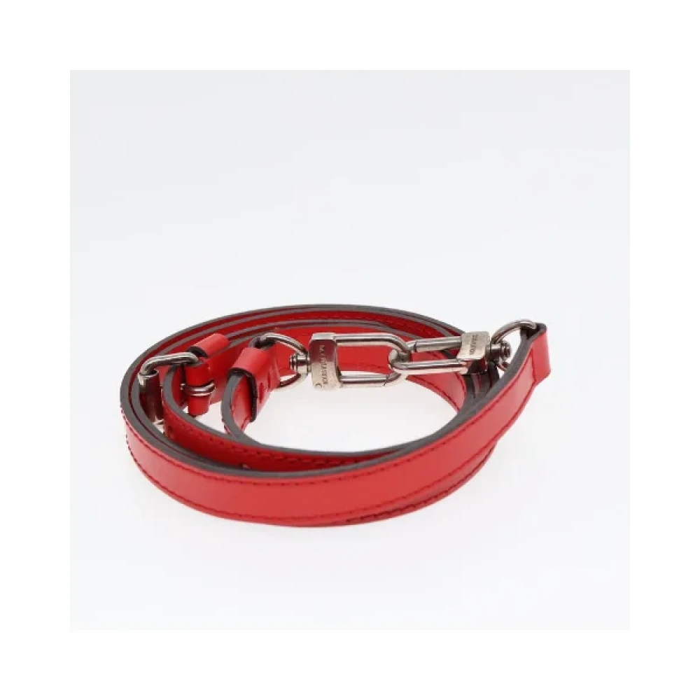 Louis Vuitton Vintage Pre-owned Leather home-office Red Dames