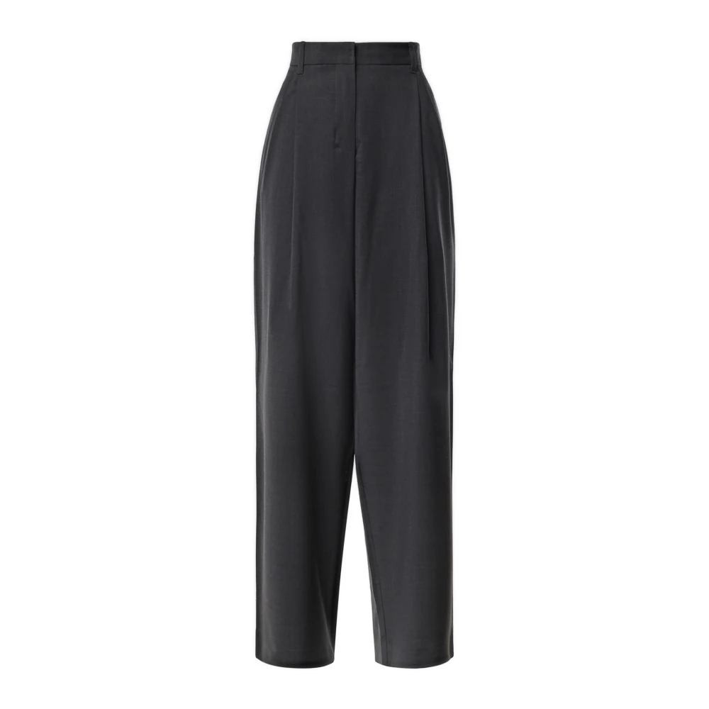 Max Mara Wide Trousers - Female - Wide Trousers - Gray - S - Trousers