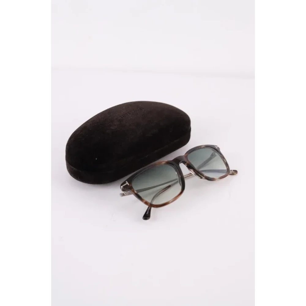 Tom Ford Pre-owned Metal sunglasses Brown Dames