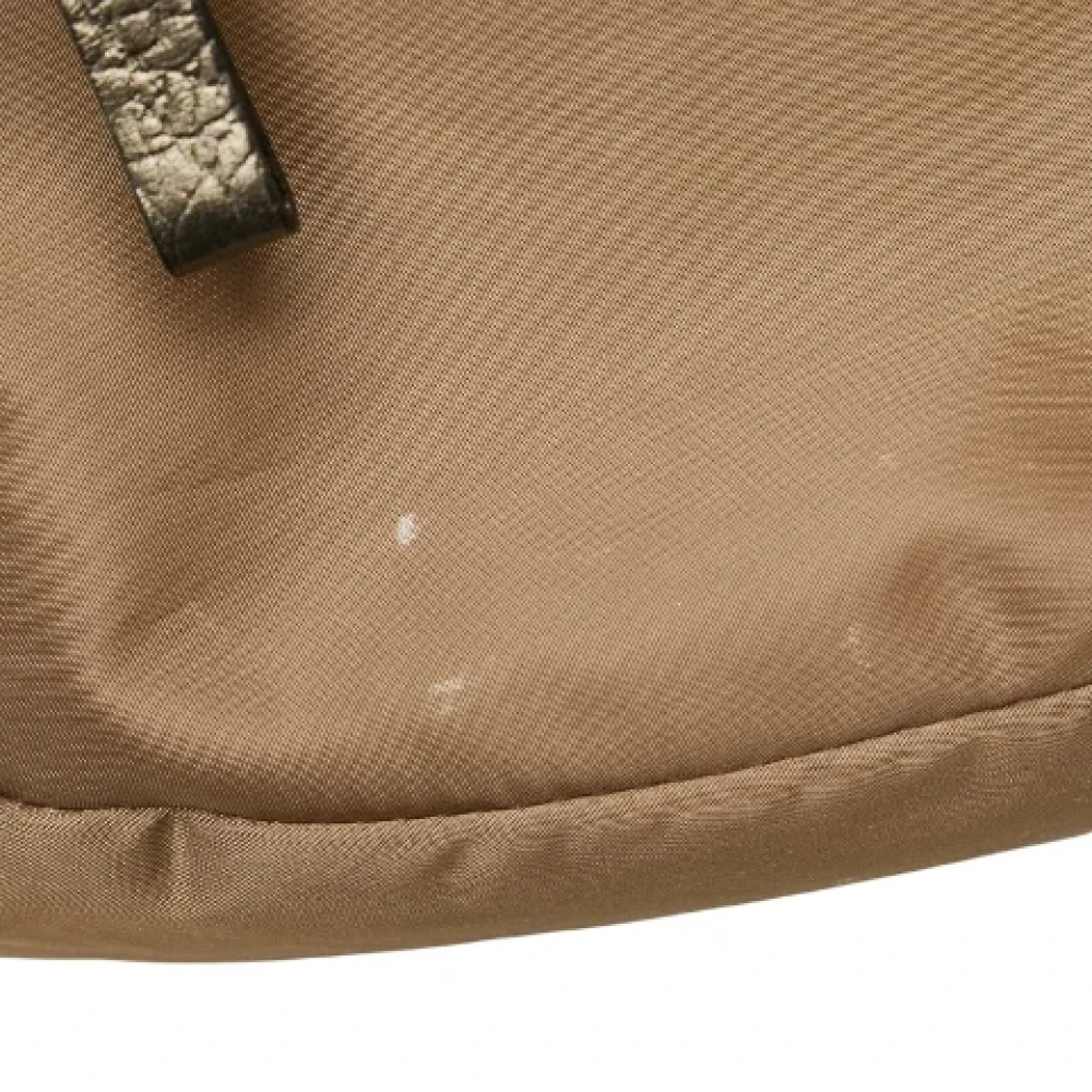 Burberry Vintage Pre-owned Canvas shoulder-bags Brown Dames