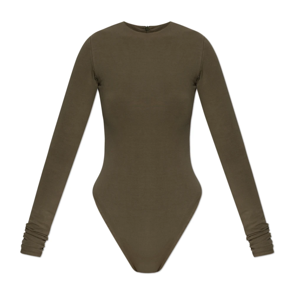 Entire Studios Lange mouw bodysuit Green Dames