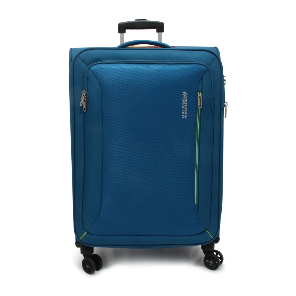 American Tourister Men's Blue Suitcases, One Size, Hyperspeed B909 Spinner 68Cm