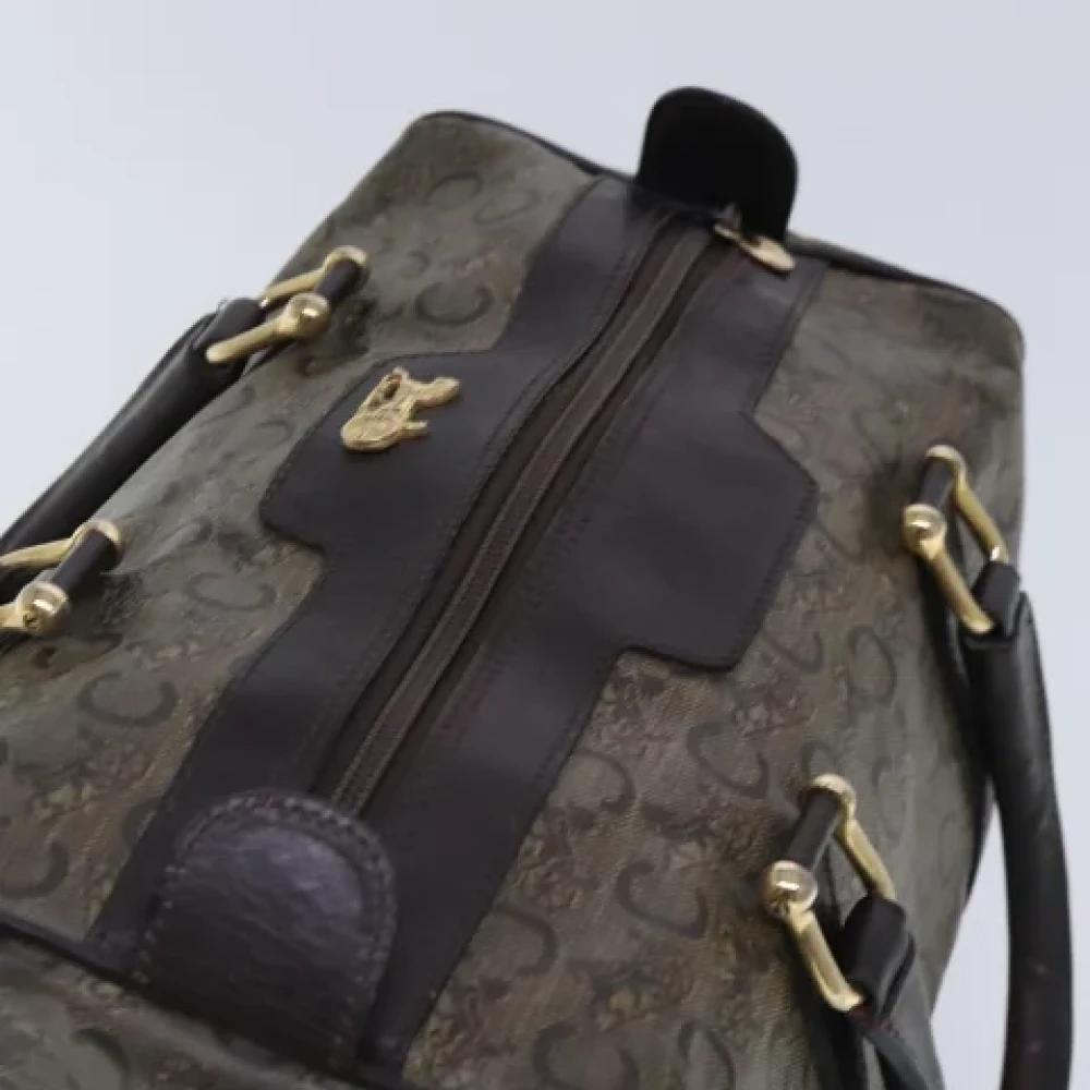 Celine Vintage Pre-owned Coated canvas celine-bags Brown Dames