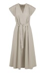 v-neck-dress-with-waistband-and-pockets