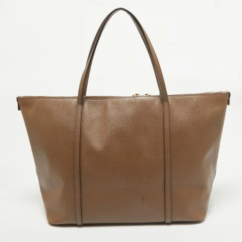 Dolce & Gabbana Pre-owned Leather totes Beige Dames