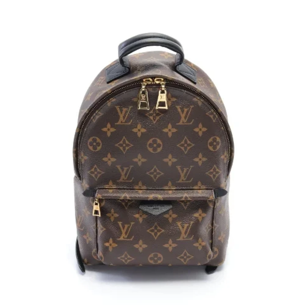 Louis Vuitton Vintage Pre-owned Canvas backpacks Brown Dames