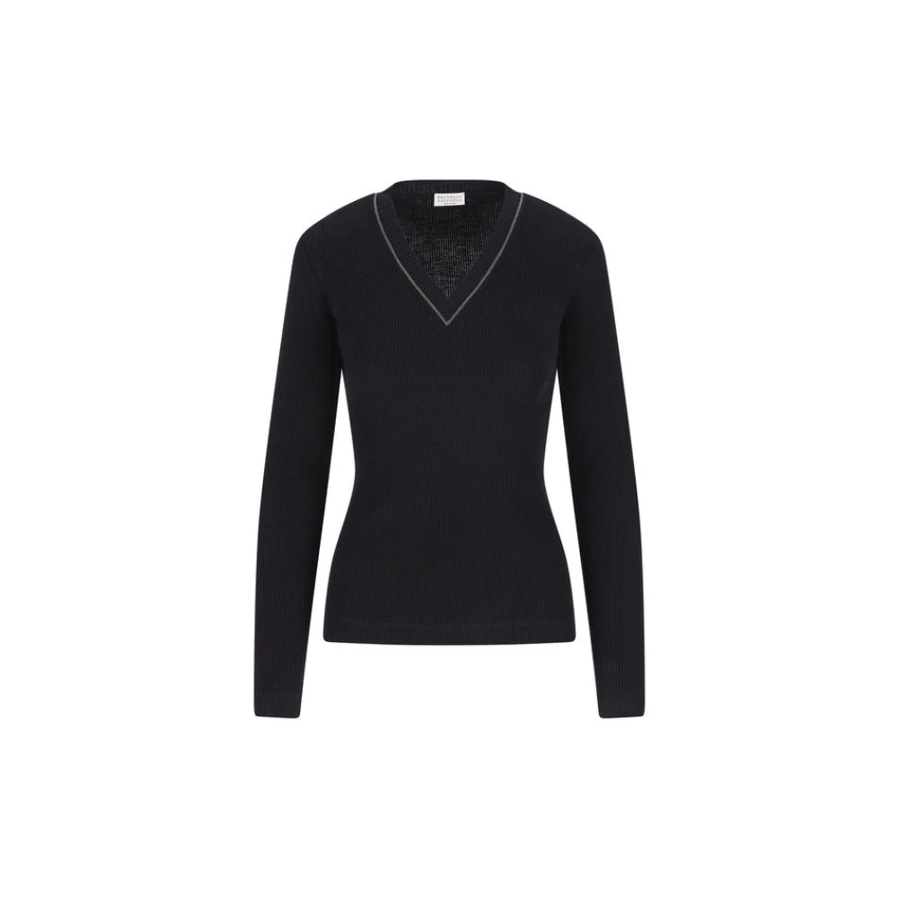 Knitwear > V-neck Knitwear - - Brunello Cucinelli - Modalova