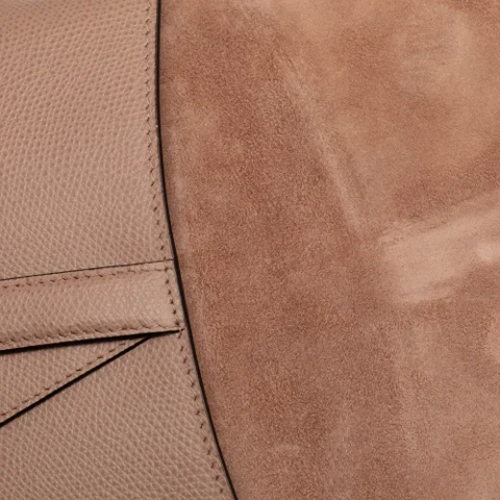 Dior Vintage Pre-owned Leather shoulder-bags Brown Dames