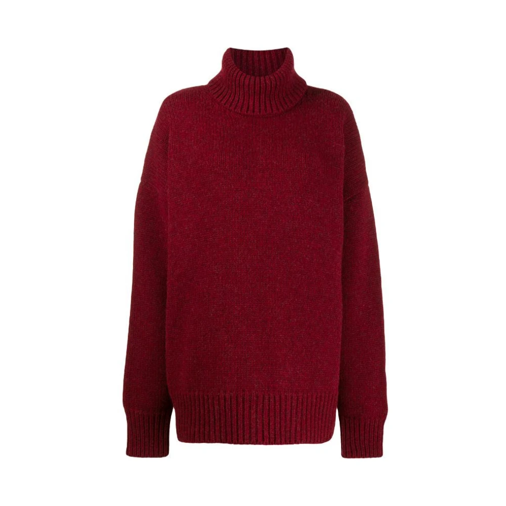 Dsquared2 Women's Red Turtleneck Pullover - Turtlenecks - S - Knitwear