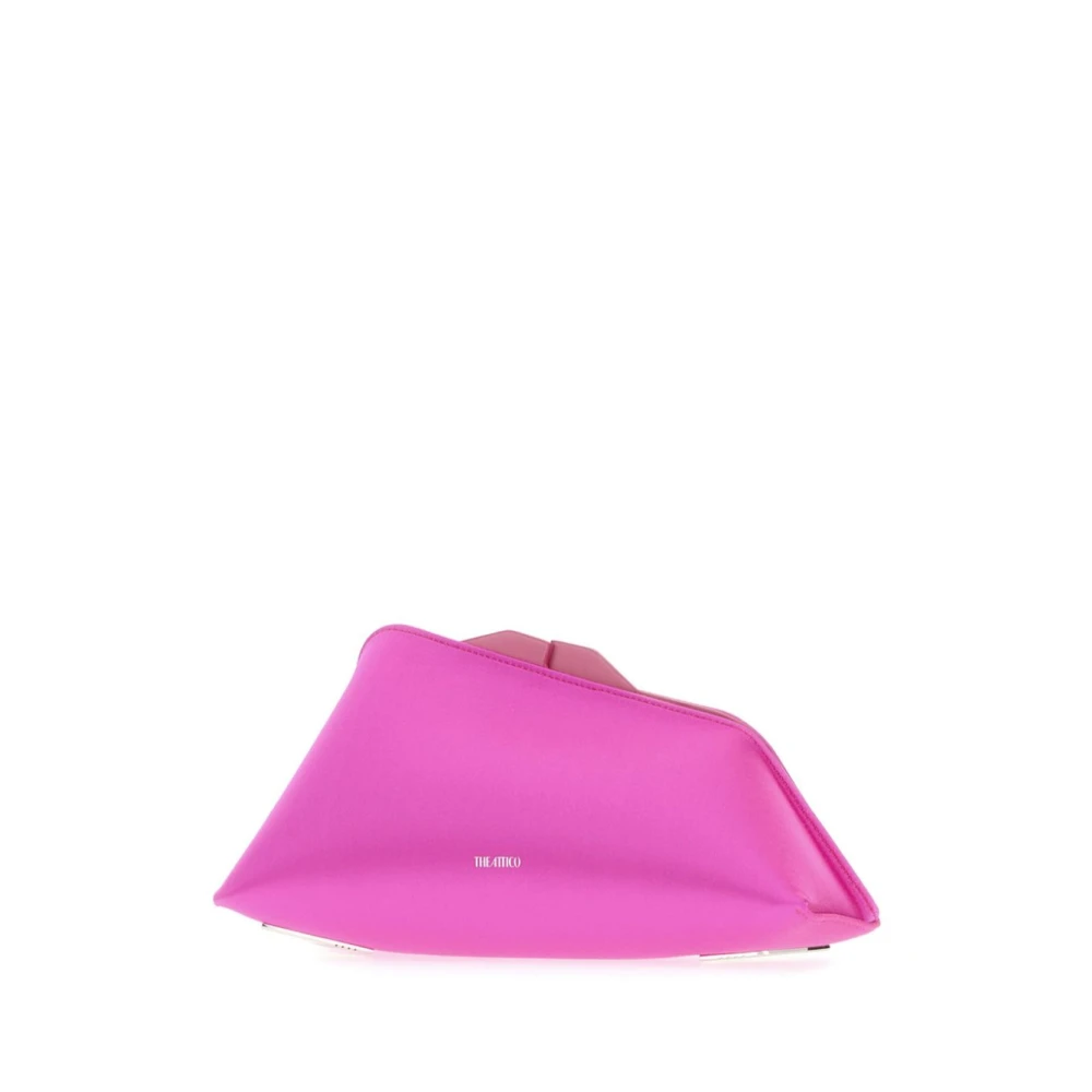 The Attico Fuchsia Roze Kiss-Lock Metalen Voeten Tas Pink Dames