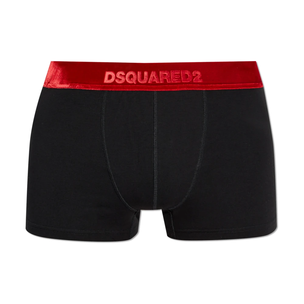 Dsquared2 Katoenen Boxershorts Black Heren