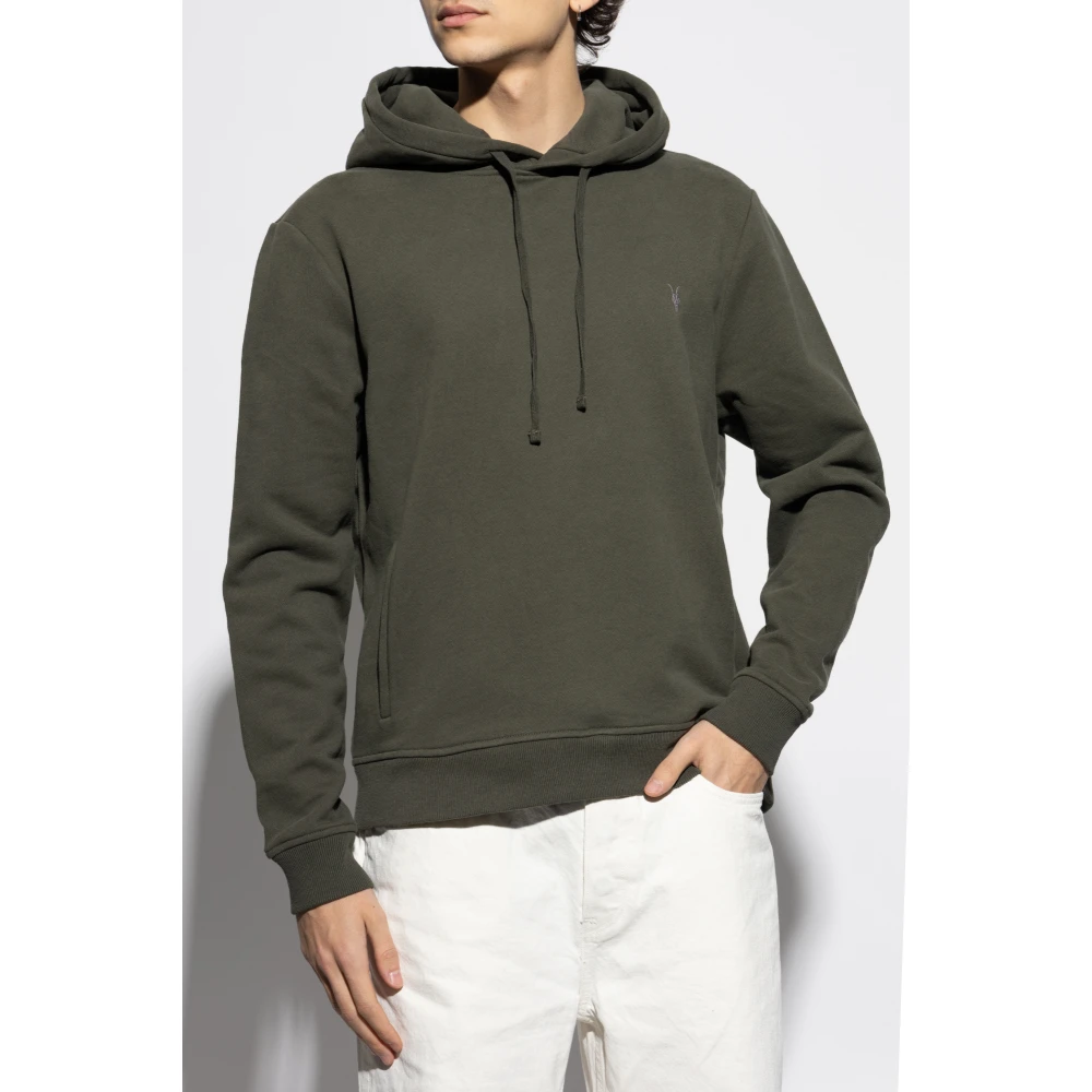 AllSaints Hoodie Raven Green Heren