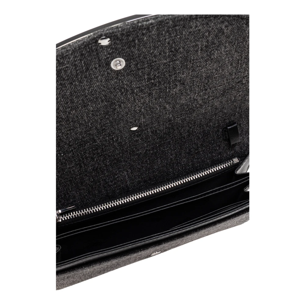 Diesel Riemportemonnee 1DR Black Dames