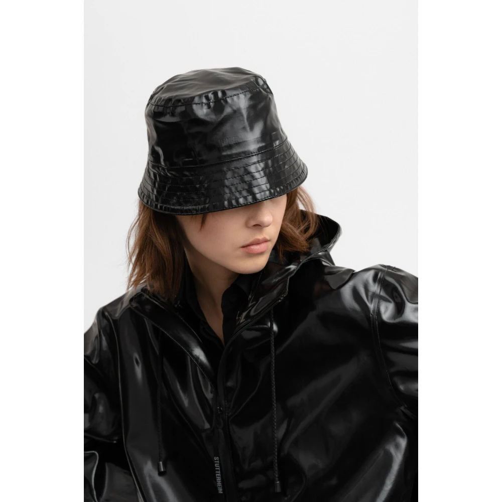 Stutterheim Opal Waterdichte Bucket Hoed Black Unisex