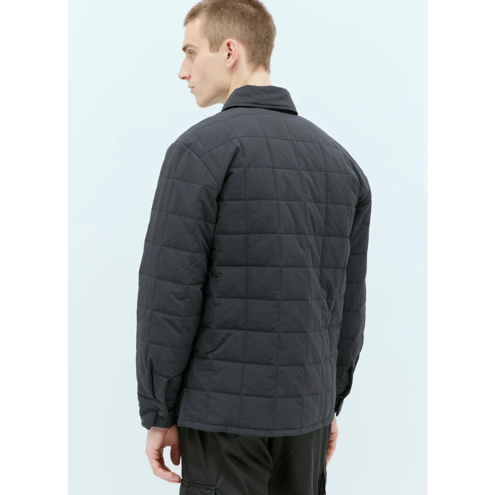 Rains Giron Liner Overshirt Jacket Black Heren