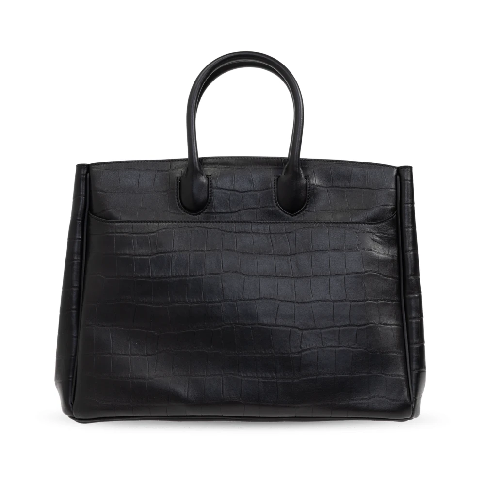 Burberry Rockende Medium shopper tas Black Dames