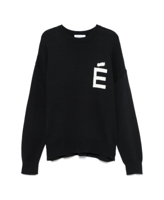 black-sweater-with-jacquard-logo