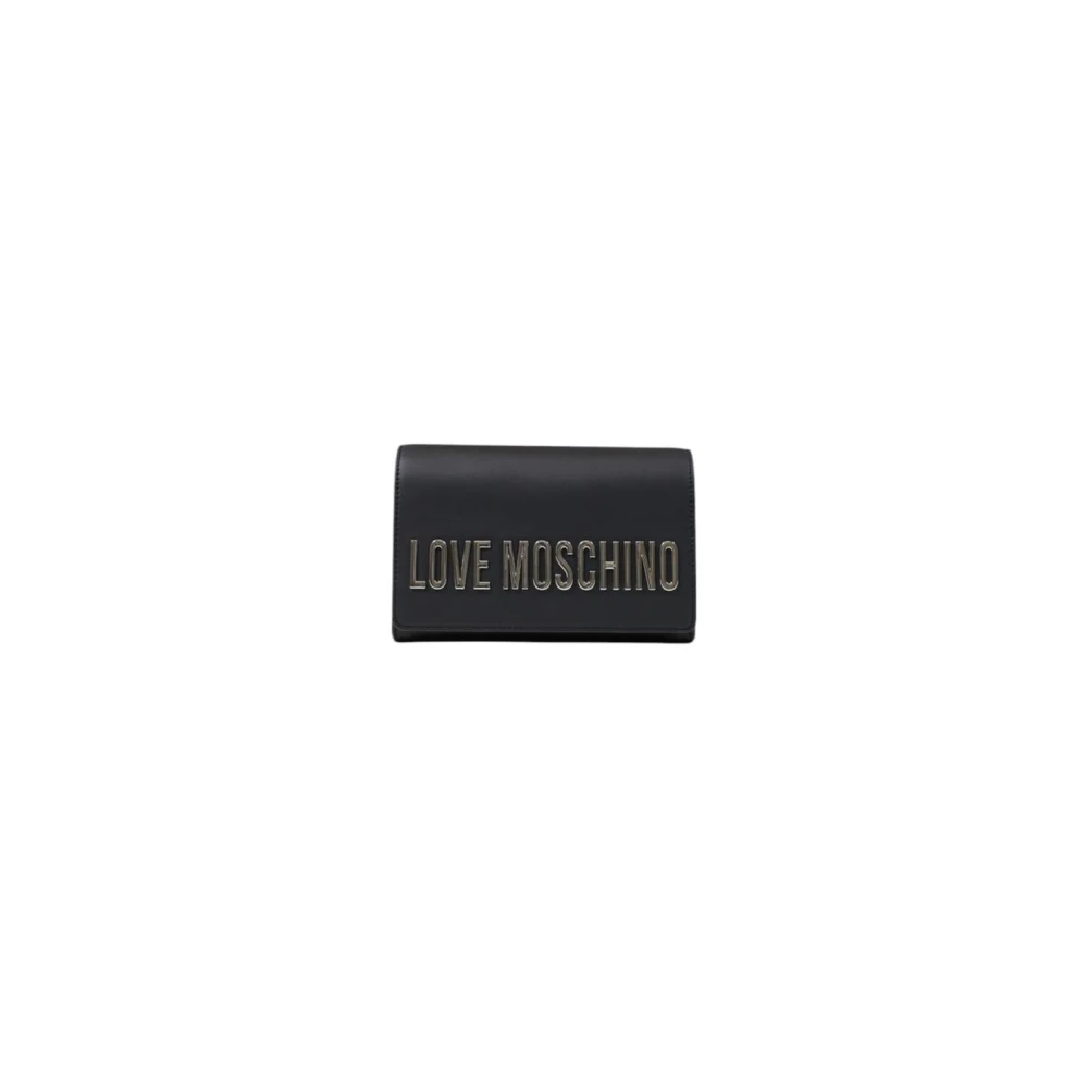 Love Moschino Women's Black Clutch - Wallets & Cardholders - One Size- Accessories