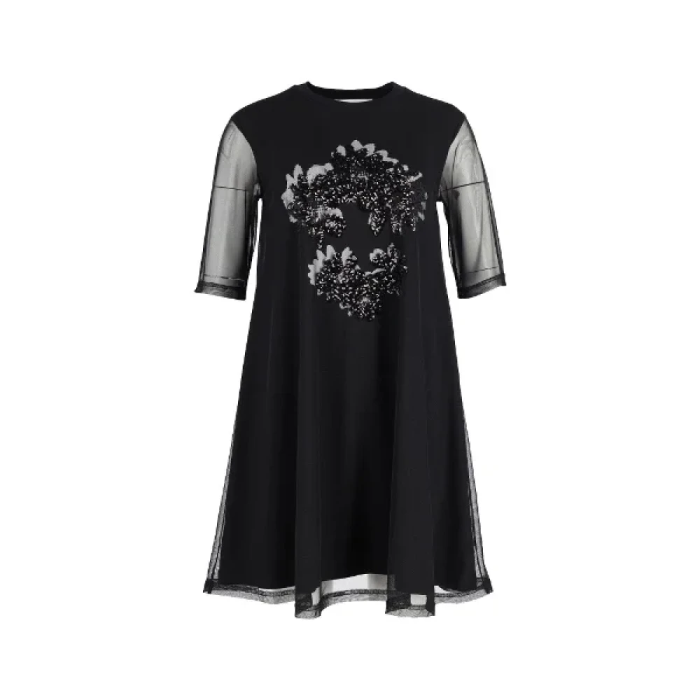 Alexander McQueen Pre-owned Polyester dresses Black Dames