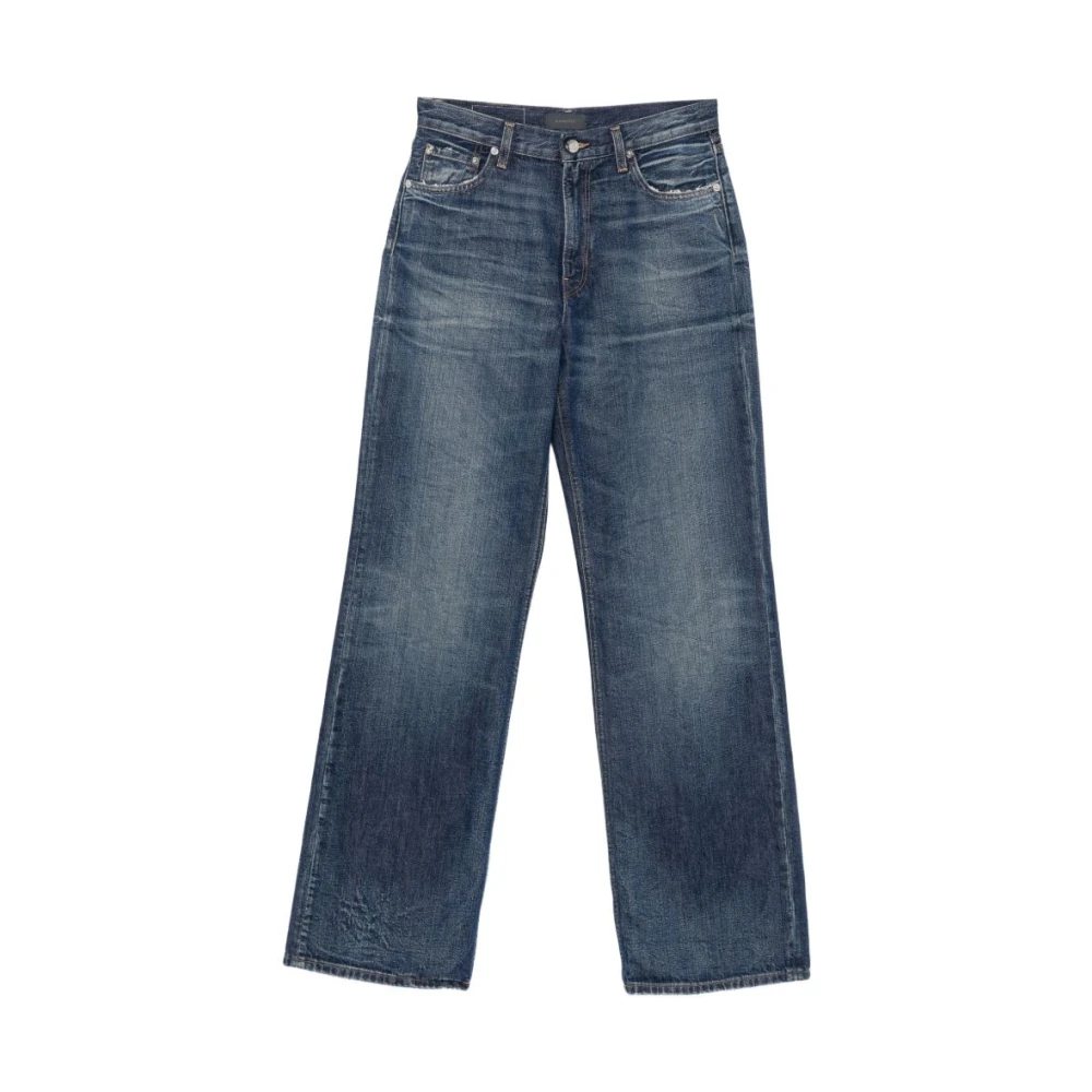 Haikure Korea Jeans - Female - Straight Fit Jeans - Blue - W29 - Jeans