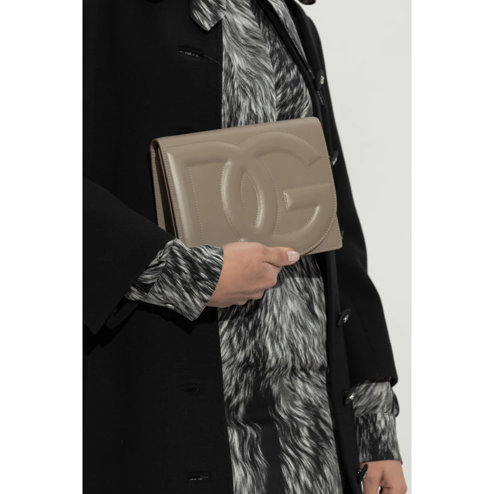 Dolce & Gabbana Tas DG-logo Gray Dames