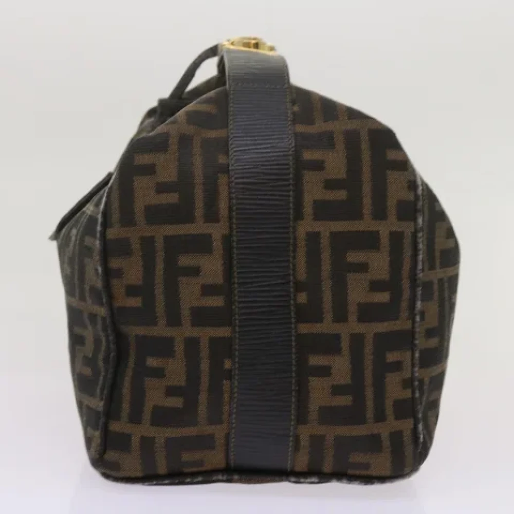 Fendi Vintage Pre-owned Canvas handbags Brown Dames