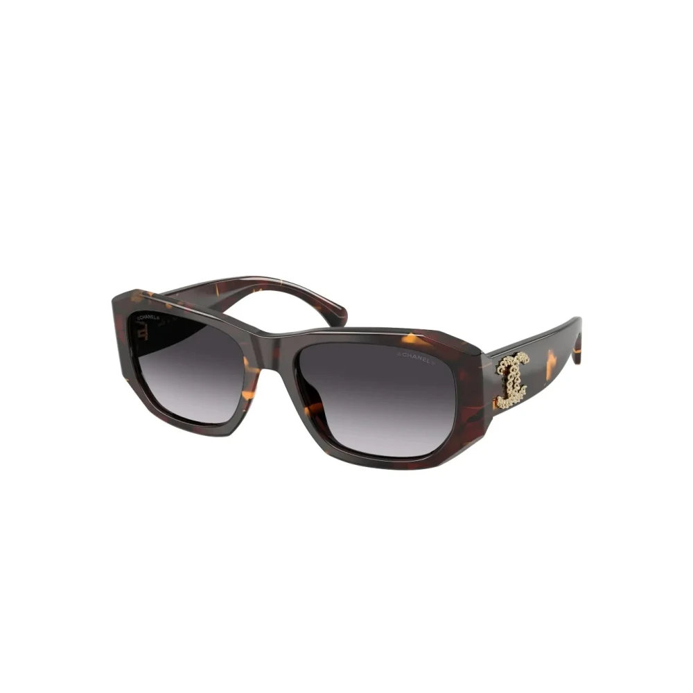Chanel Women's Brown Sunglasses, 55 Mm, 1818S6 Sunglasses