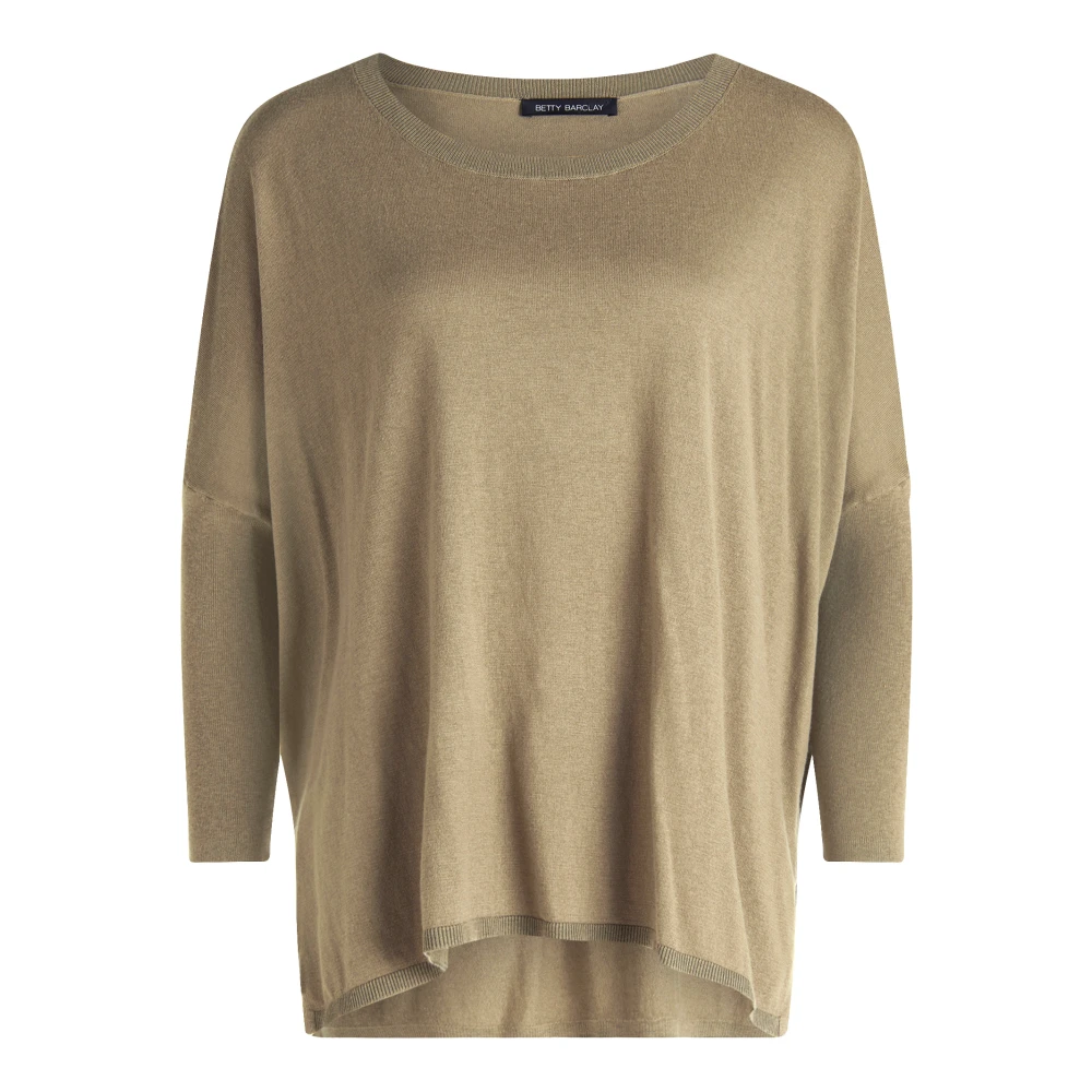 Betty Barclay Oversized Style Gebreide Trui Green Dames