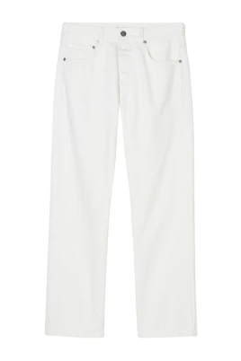 Avslappnade Vita Jeans