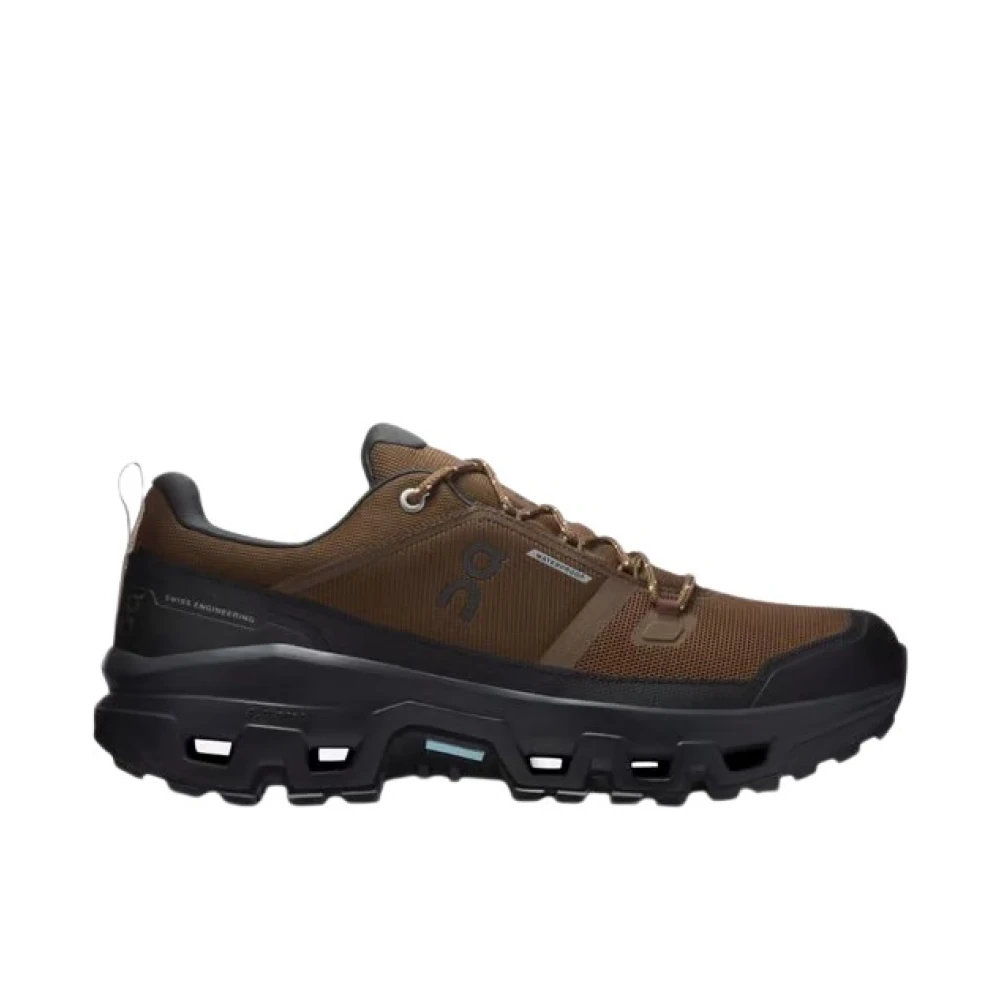 On Herren Braun Wanderschuhe Cloudrock Low, Gr. 45Eu - Bild 4