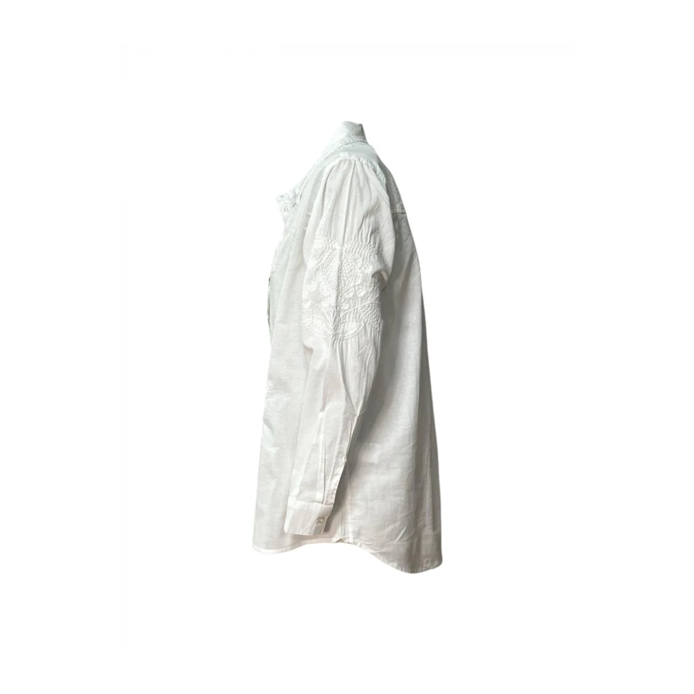 Molly Bracken Geborduurde Oversized Overhemd White Dames