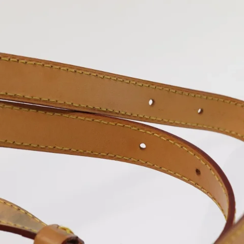 Louis Vuitton Vintage Pre-owned Leather backpacks Yellow Dames