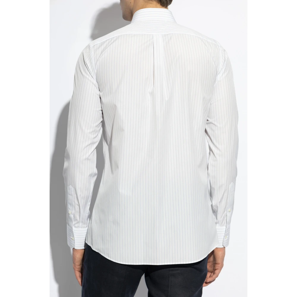 Dolce & Gabbana Overhemd met gestreept patroon White Heren