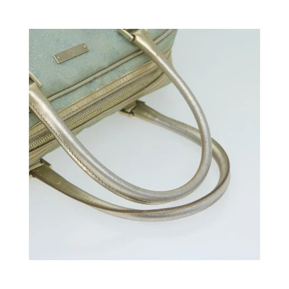 Gucci Vintage Pre-owned Canvas handbags Blue Dames