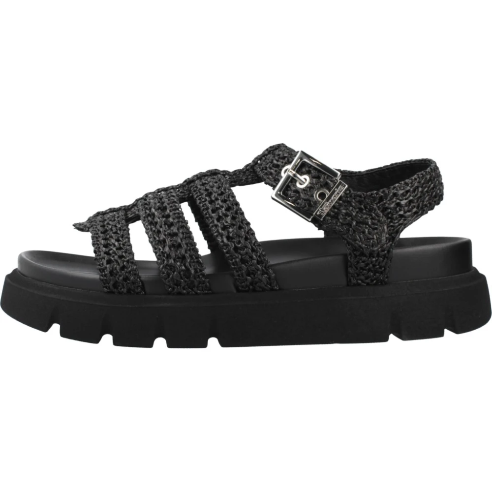 Tamaris Women's Black Sandalia - Flat Sandals - 4 Uk - Shoes