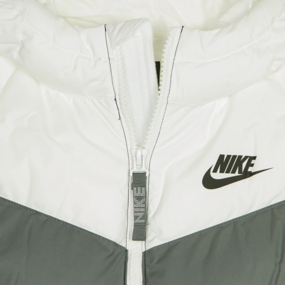 Nike Sportieve Synthetische Jas Wit Zwart Multicolor Dames