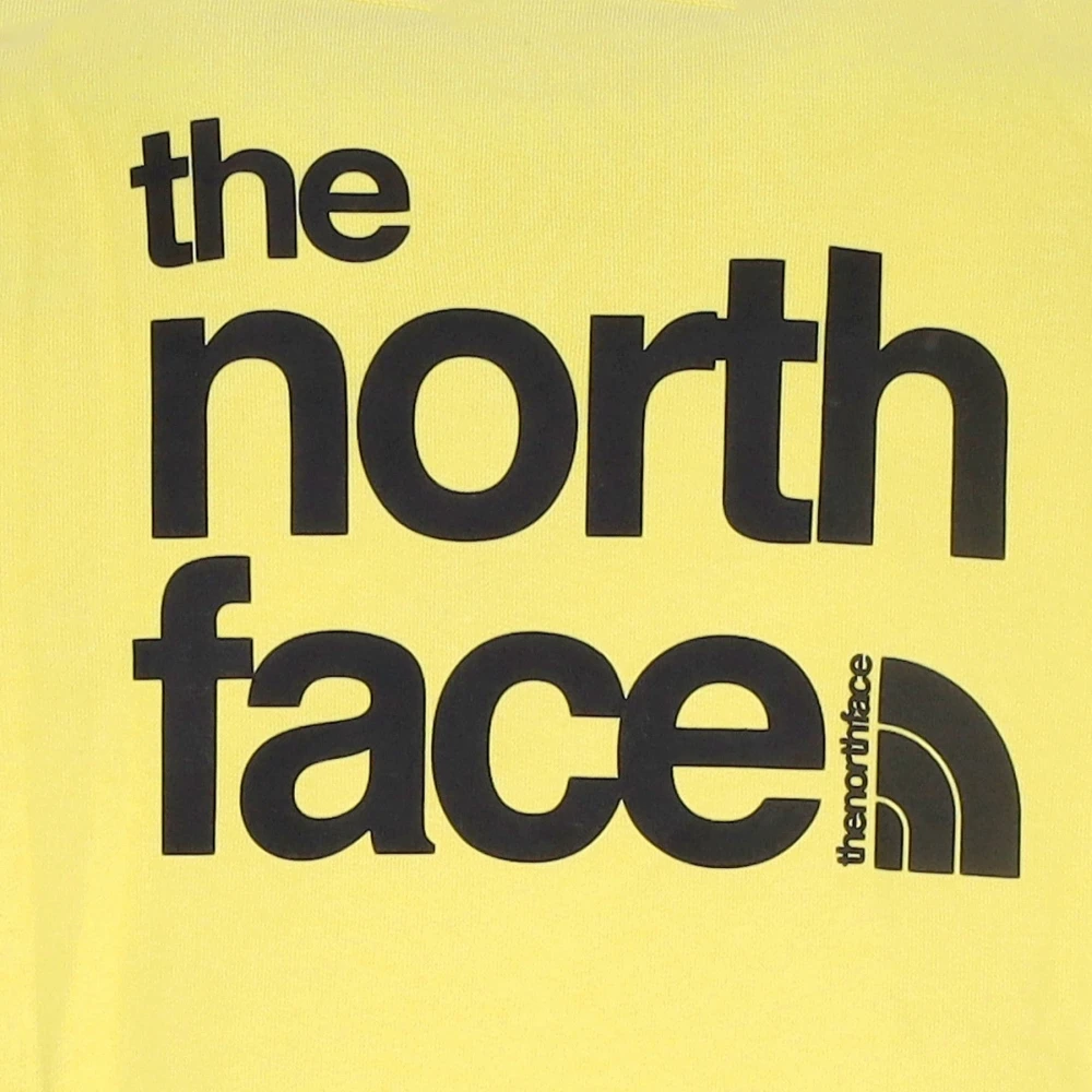 The North Face Gele Staart Hoodie Coördinaten Lange Mouw Yellow Heren