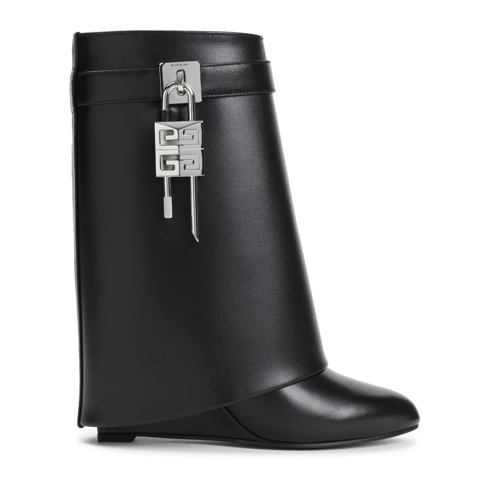 Givenchy Svarta Ankelboots med 9cm Klack Black, Dam